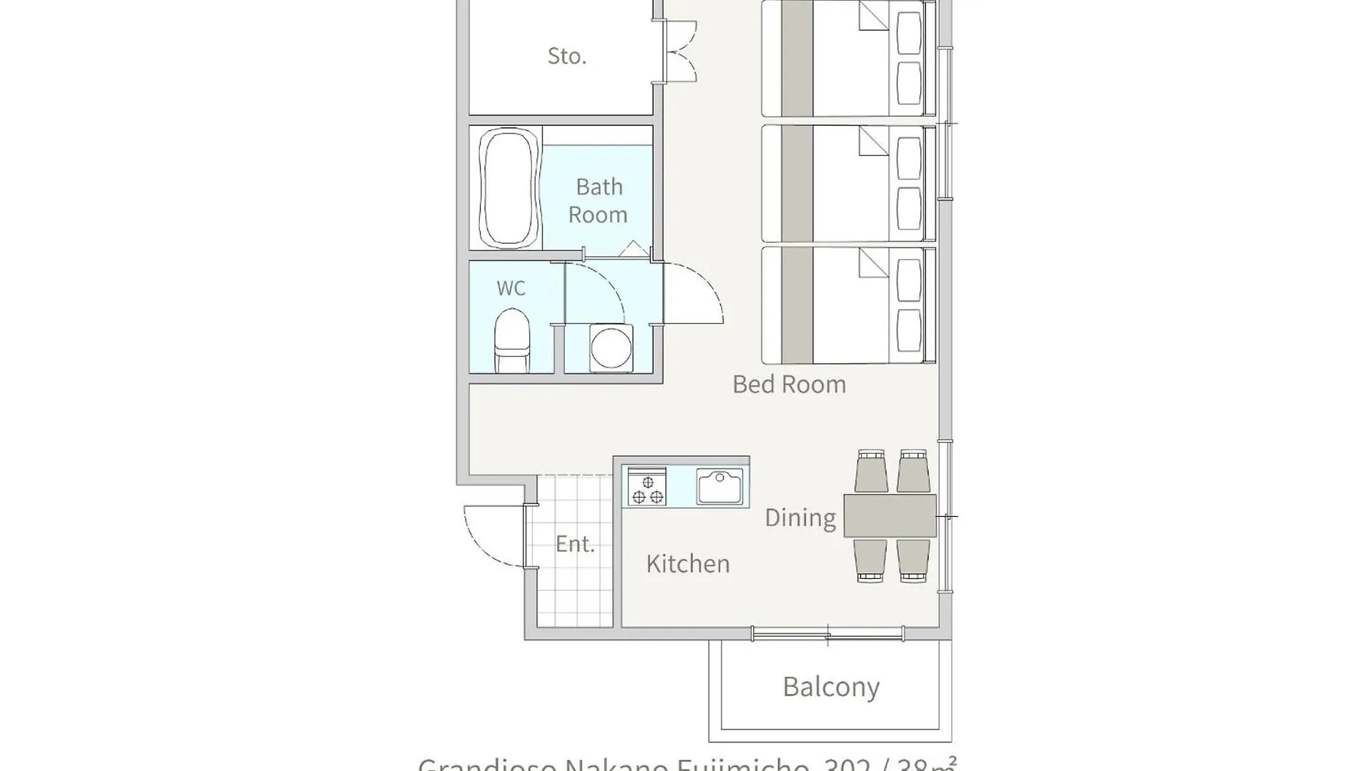Apartment Green House Nakano Fujimicho - Vacation Stay 66003V Tokyo